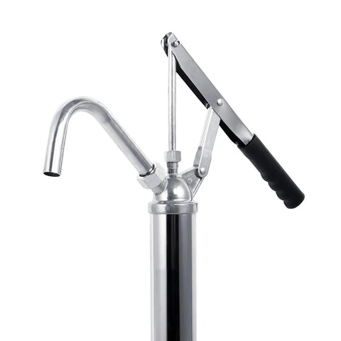 Jiawu Hand Operate Lever Drum Pump For Oil Transfer With Self Adjusting Nozzle Heavy Duty Manual Fluid Dispenser Versatile Suction Tube Fast Efficient Pumping Solution Gadget