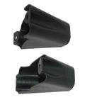 Solid Lower Grille Brackets for Tesla Model Y, heavy duty black plastic, aftermarket front bumper support upgrade, 2020-2022.