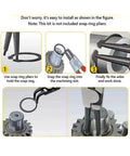 Installation steps for 225Pcs Circlips Snap Ring Set With 18 Sizes 6 To 32mm External Retaining Rings Kit using snap ring pliers