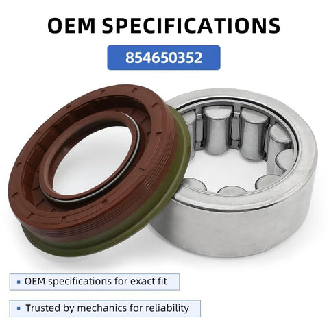 Rear Axle Bearing and Wheel Seal Driver and Passenger Kit for Ford Trucks With 9.75 Inch Ring Gear Fits F 250 F 150