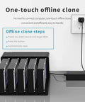 Usb 3.0 Hdd Docking Station And Sata Hard Drive Enclosure Case Featuring Tool Free Hot Swap Functionality For Up To Fifty Terabyte Storage Drives delivering one-touch offline cloning with multiple HDDs.