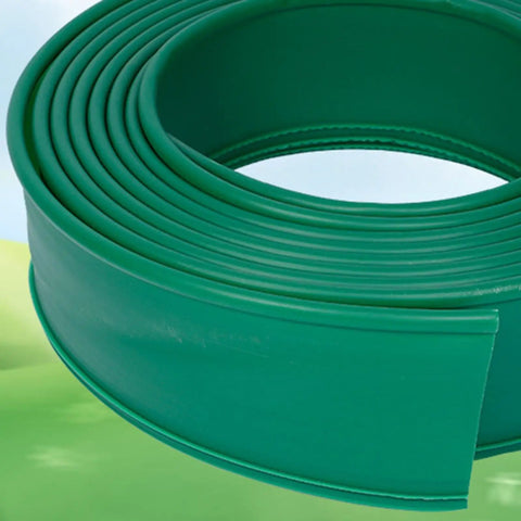 Durable PE Garden Border Fence Coil For Outdoor Borders And Lawn Paths, Flexible Quick Install Edging, close-up view