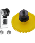 Beefed-Up Extruder Gear Kit For X1 And P1 Series With DLC Nano Coating Hardened Steel Dual Gear Aluminum Handle POM Gear