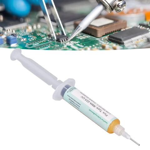Two Pack Pro Grade Solder Flux Soldering Paste For PCB BGA Repair With Tinning Syringe Tool
