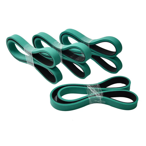 8.0mm Thick Green Wear-Resistant Rubber Conveyor Belt For Folder Gluing Machine 980-25-8 Premium Industrial Replacement Belt, Durable, Heavy-Duty, Built-To-Last, Anti-Static, Smooth Tracking, Long-Lasting Life. Green rubber conveyor belts wrapped in plastic