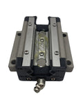 High Precision Linear Guide Block HSR25LC HSR25 Kit underside view with GK block bearings for CNC machines