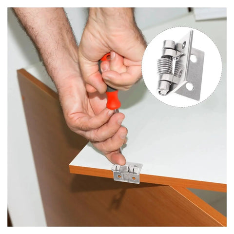 Installing 10 Pack Stainless Steel Self Closing Spring Door Hinges Heavy Duty For Cabinets And Doors Quiet Durable Hinge Hardware