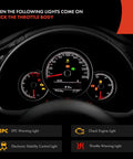 Dashboard warning lights indicating throttle body issue, related to Electronic Throttle Body Compatible With Chrysler Dodge Jeep Ram 3.6L V6 Vehicles