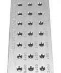 Pro Grade Tungsten Carbide Steel Wire Draw Plate With 30 Square Holes From 3.00mm To 0.50mm for drawing jewelry and metal wire