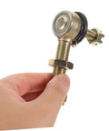 Off Road Ball Joint Kit For ATVs And Go Karts, adjustable suspension part held in hand showing tapered design and metal finish