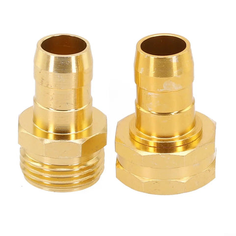 Top Rated Garden Hose Mender Repair Kit For 3/4 Inch Ends, Heavy Duty Aluminum Male Female Connector With Stainless Steel Clamps And Rustproof Build For Watering Outdoors And Yard Tools Quick Fix brass hose mender fittings