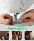 Person using Automatic Fish Type Needle Threader For Sewing Lovers Game Changing Handy Hand Sewing Tool And Sewing Machine Needle Threader