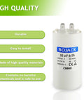 CBB60 35uF 450V AC Capacitor Round Run Start Capacitor With Two Sets Of Inserts For AC Motors Condensers Heat Pumps