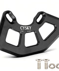 Beefy Lightweight Aluminum Alloy MTB Bash Guard for ISCG05 Mounts, Fits 22T-40T single chainrings, black CNC machined