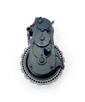Top-view black plastic robot vacuum wheel assembly with motor for Deebot T20 Omni/T20E/T20 Pro.