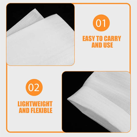 White Epe Foam Wrap Pouches 200 Pack Heavy Duty Cushion Wrap For Electronics Mailing Parcels Moving And Shipping High Shock Absorption Packing Supplies, close-up view.
