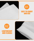 White Cushion Foam Wrap Pouches 200 Pack For Packing And Shipping EPE Foam Shock Absorption Lightweight View