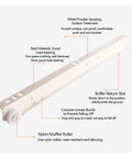 Full Extension Telescopic Drawer Slides With Hydraulic Dampers For Ultra Smooth Close Built To Last Heavy Duty Ball Bearings 10 Inch detailing