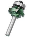 Pro Woodworking Router Bit With 4 Sharp Teeth For Precise Edge Trimming And Banding Cleanup R1 R2 R3, steel shank.