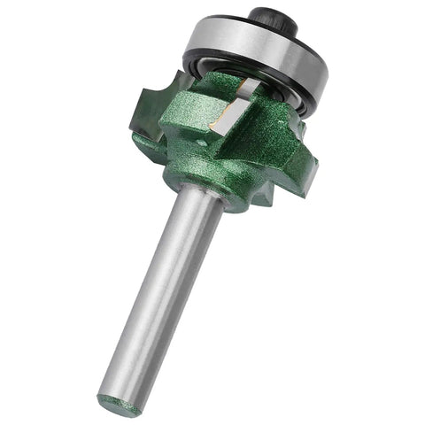 Pro Woodworking Router Bit With 4 Sharp Teeth For Precise Edge Trimming And Banding Cleanup R1 R2 R3, steel shank.