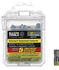Pro Grade Universal Compression F Connectors For RG6 And RG6Q Coax With Universal Sleeve Technology 50 Pack