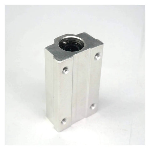 SCS13LUU 8mm Linear Bearing Slider For CNC Parts, 3D Printer Parts, And Precision Machine Tools, One Piece, Smooth Low Friction Guide For Reliable Motion, Ideal Drop-In Replacement, aluminum block