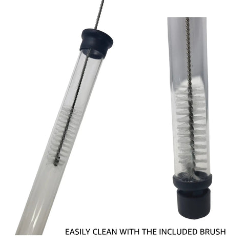 Dead Simple 24 Inch Auto Siphon With Heavy Duty 30 Inch Brush And Flexible 8 Foot Tubing For Brewing Wine Beer Or Mead Transfers Liquids Smoothly Without Breaking A Sweat