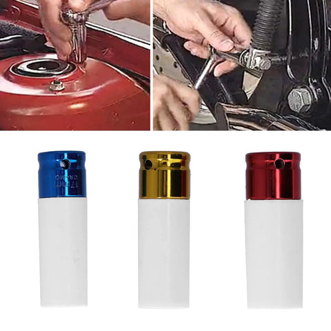 Grab This Sweet 3PC Wheel Lug Nut Socket Set With Thin Walls For 17mm 19mm And 21mm Rims Made From Tough Heat Treated Steel That Protects Your Polished Wheels While Chipping Loose Nuts Like A Boss. 3-piece thin-wall lug nut socket set, 17mm 19mm 21mm, heat-treated steel