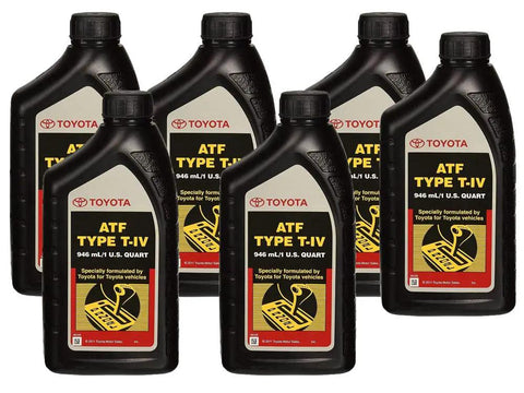 Toyota T IV T4 Automatic Transmission Fluid Six Pack 192 Ounces Per Bottle Ready To Install Universal Fit For Most Vehicles High Quality