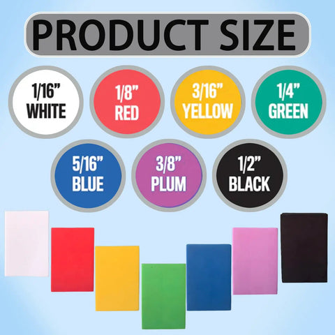 Ultimate Foam Wall Flattening Shim Kit For Straightening Out Them Wobbly Drywall Surfaces And Ceilings Durable Moisture Resistant Spacers in various sizes and colors.