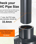 PVC Reducing Coupling 2 X 1 Inch 2 Pack DWV Sewer And Drain Pipe Fittings Adapter For Water Supply And Garden Projects DIY
