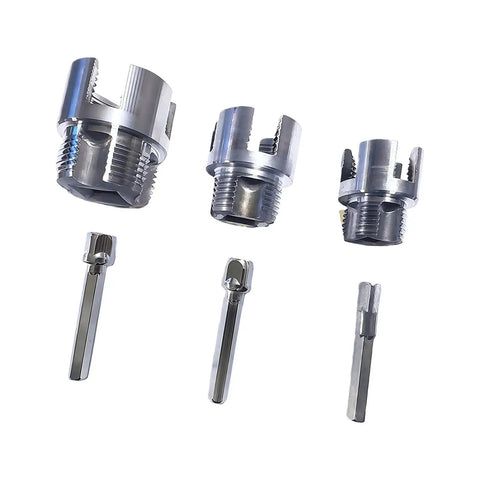 Electric Drill PVC Pipe Threader attachments made of high carbon steel, ideal for repairs and installations.