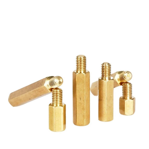 40 Piece Hex Brass Male Female Standoff Spacer Screws Nuts Assortment Kit For Electronics And Do It Yourself Projects Pro Grade Dual Threaded Ends Precision Machined Great For Circuit Boards Enclosures And DIY Chassis Builds, brass standoffs
