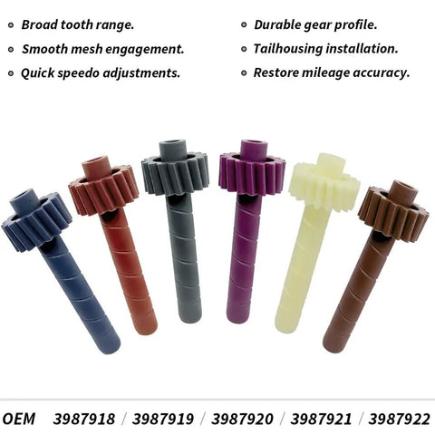 Speedometer Driven Gear Kit For GM Transmissions With 17 To 22 Tooth Gears And Bullet Kit Fits Muncie Saginaw colorful gears