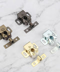 Double Roller Cabinet Latch Set 20 Pack in coffee color made of cold rolled steel for pantry, cupboard, dresser, wardrobe