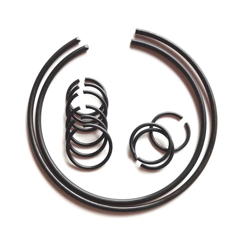 M4 To M140 Steel Wire Shaft Clamp Retaining Rings, Heavy Duty Manganese Alloy, External C Type Snap Ring, 1 Piece