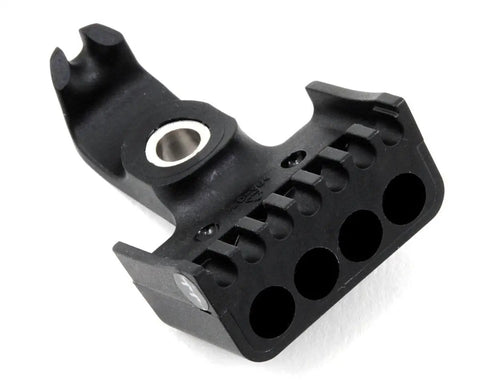 Ultegra Di2 External Routing Junction Box for waterproof wiring under bottom bracket mount, black housing with cable slots