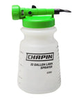 G390 Hose End Sprayer for Water Soluble Materials with green nozzle, 20 Gallon Tank, 32 Ounce Capacity, and hose connection