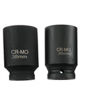 10pcs Deep Impact Socket Set 3/4 Inch Drive Metric 22-41mm With 6-Point Grip For Heavy Duty Garage Work That Totally Slaps And Matches Your Existing Case Kit Perfectly. CR-MO 36mm and 38mm sockets