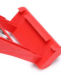 Red ABS plastic handle of 2 Pack Drywall Carrier Handles For Lifting Large Panels, Non Slip TPR Grip detail view