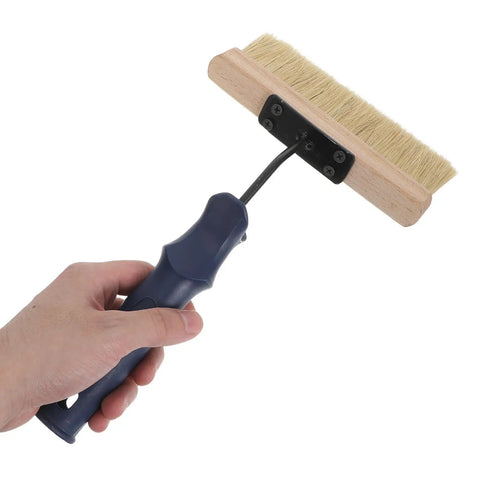 Deck Stain Brush For Wood And Trim Textured Flat Brush For Varnish And Oil Paint Pro Grade Heavy Load With No Drips Ideal For Decking