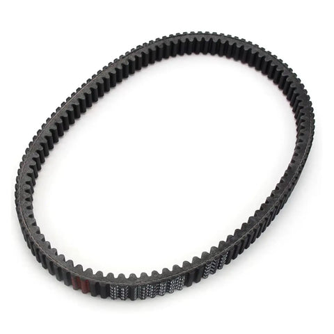 Top Grade V-Drive Transfer Belt For S Ym Maxsym 600 I Abs Motorcycles 2011 Through 2015, black rubber belt with grooves.