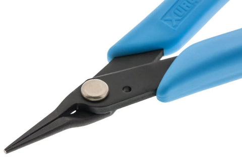 Precision Tweezer Nose Pliers With Radiused Non Marring Tips For Delicate Wire Under 1 Mil, Sharp Tip Alignment, Durable Steel Construction, Made In USA