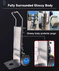 Heavy Duty Electric Stair Climber Hand Truck That Nails Heavy Moves With 400kg Load, Brushless Motor, And Removable Battery For Easy Lifting with glossy body.