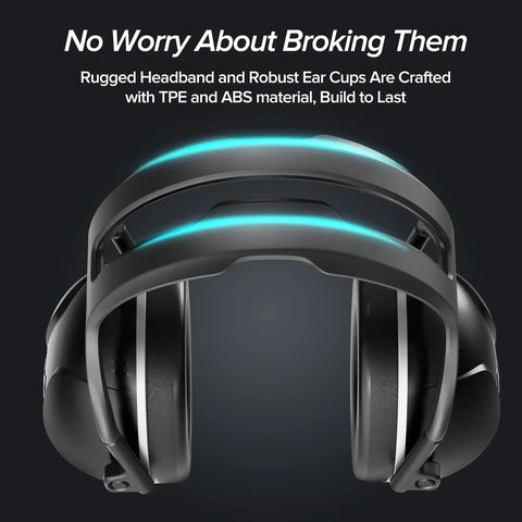 35dB SNR Noise Cancelling Ear Muffs For Outdoor Work And Hunting, Real Hearing Protection For Mowing, Shooting, And Construction