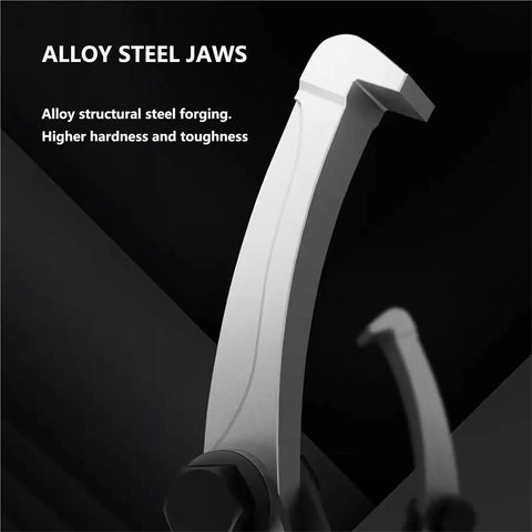 Close-up of alloy jaws from Heavy Duty Hydraulic Gear Puller With 2 Jaw Or 3 Jaw Bearing Hub Separator 50 Ton Capacity