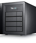 Boss Level 16TB Direct Attached Raid Storage Array in black with multiple drive bays for seamless video editing.