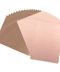 Stack of Single-Sided Copper Clad Laminate PCB Board for DIY Prototyping, 100x70mm 3.94x2.76 Inch, 1.5mm Thick, 35-Piece Pack