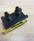 Manifold P-027050-00001 replacement for Bosch Rexroth systems, single block with valve-mounting ports, top view