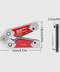 Premium Magnetic Welding Positioner Offering Slick 20 To 200 Degree Rotation And Tough Grip Lockup, 12cm size, metal construction.